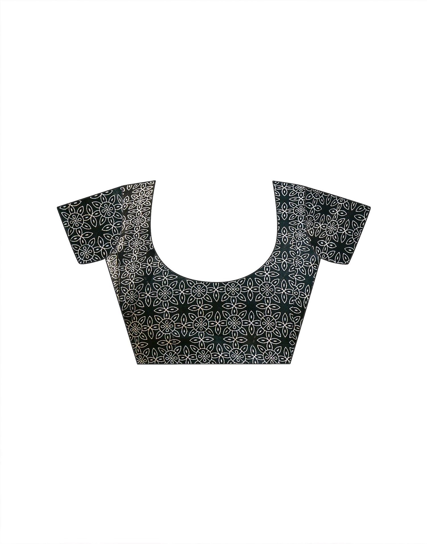 Ready To Wear Maroon Cotton Printed Saree