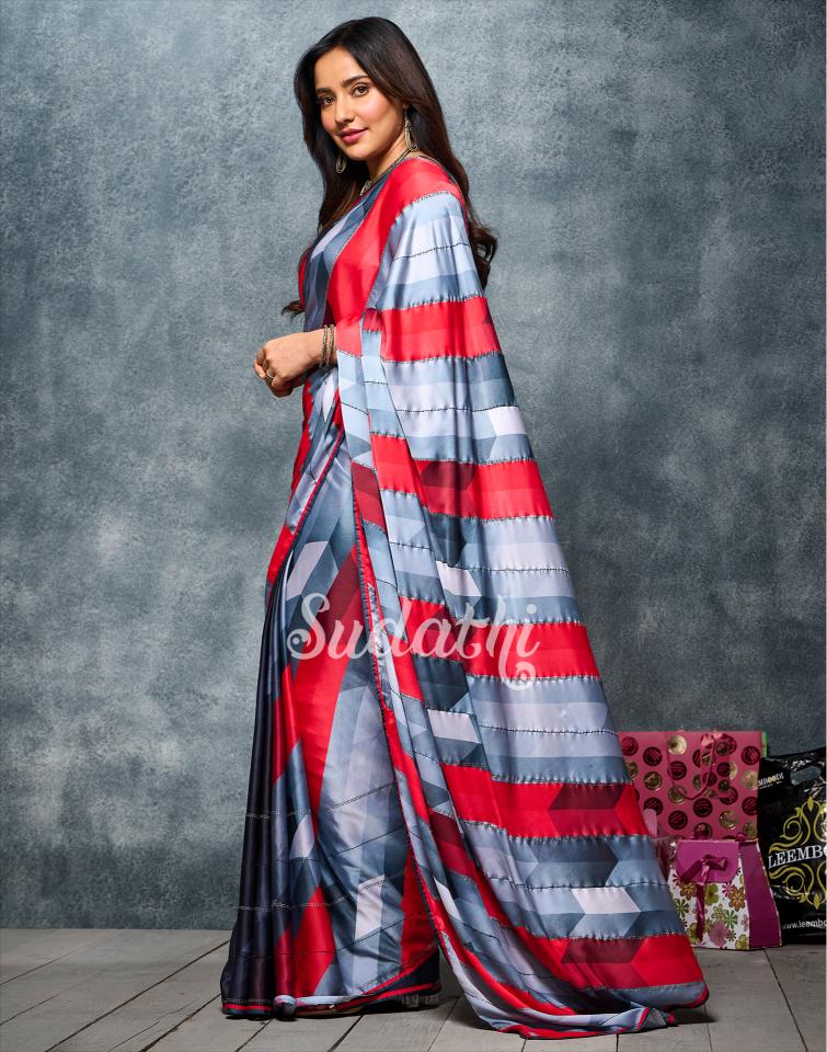 Multicoloured Silk Saree