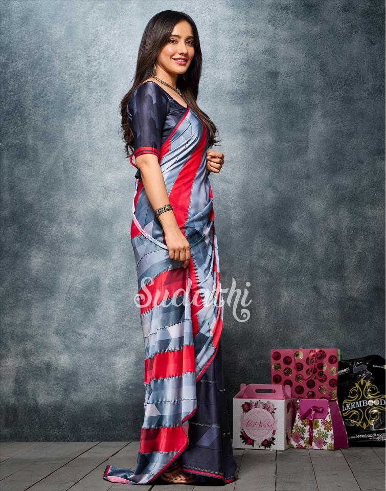 Multicoloured Silk Saree