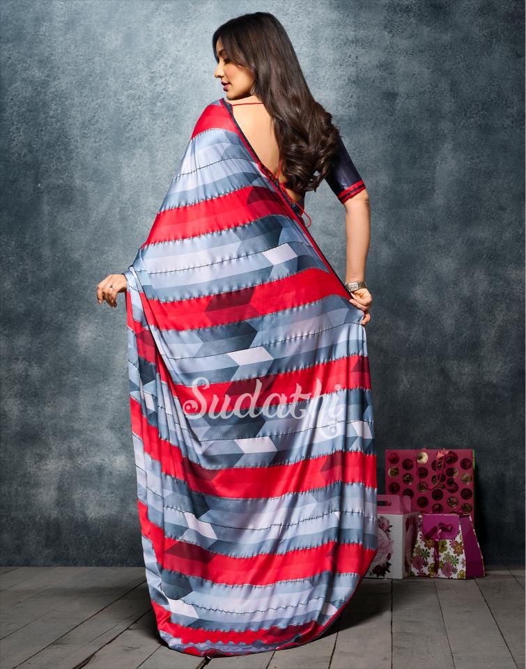 Multicoloured Silk Saree