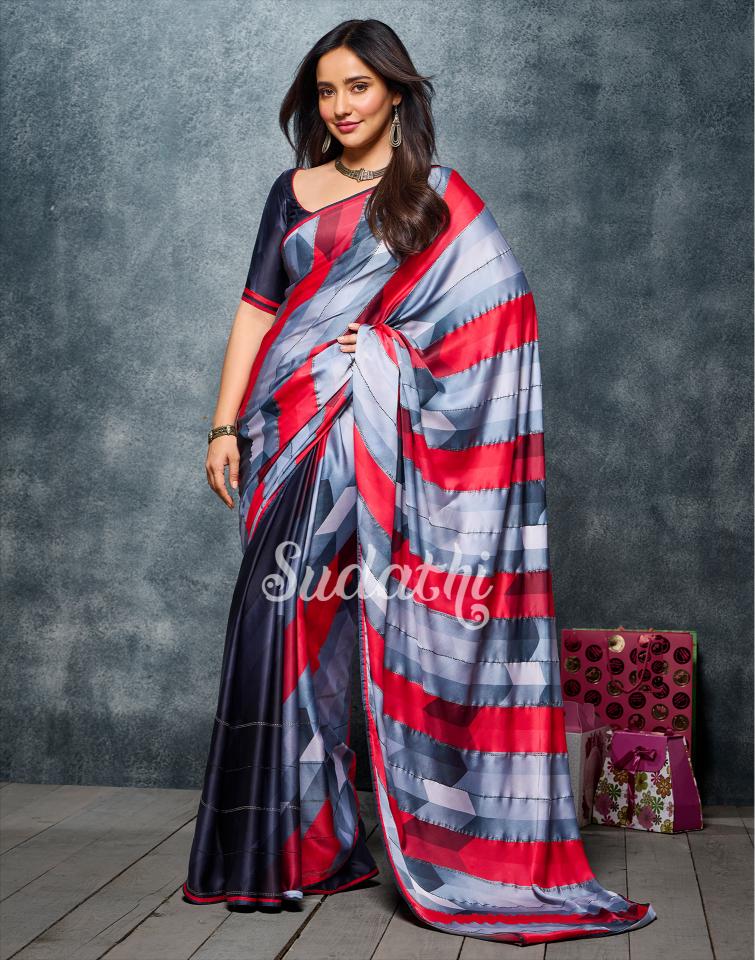 Multicoloured Silk Saree