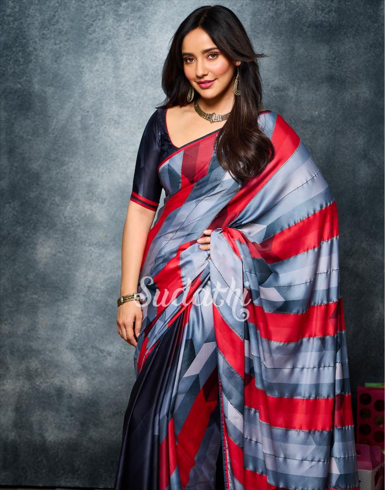 Multicoloured Silk Saree