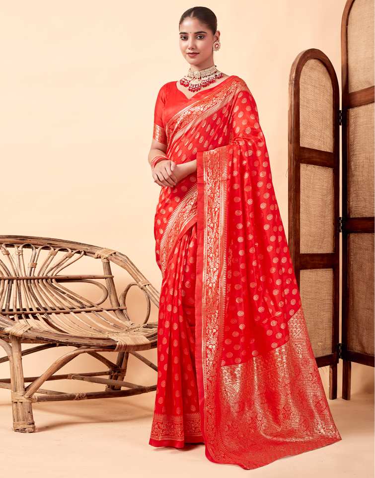 Red Banarasi SIlk Saree