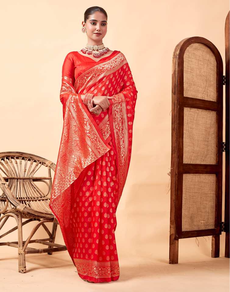 Red Banarasi SIlk Saree