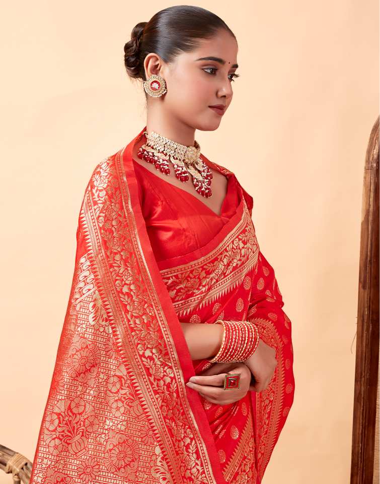 Red Banarasi SIlk Saree