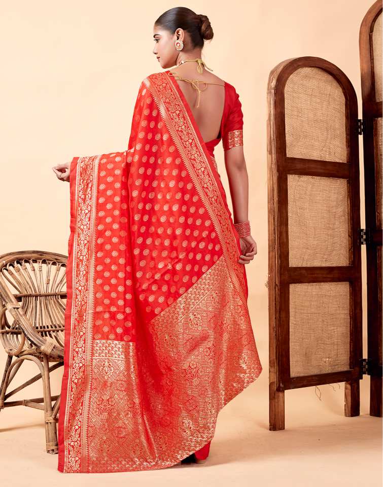 Red Banarasi SIlk Saree