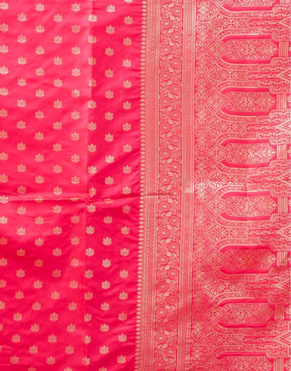 Pink Banarasi Silk Saree