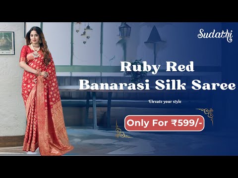 Red Banarasi Silk Saree