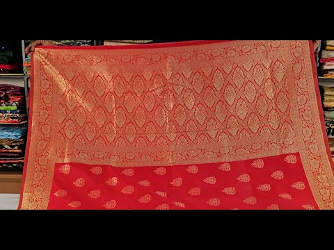 Red Banarasi Silk Saree