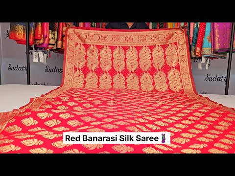 Red Banarasi Silk Saree