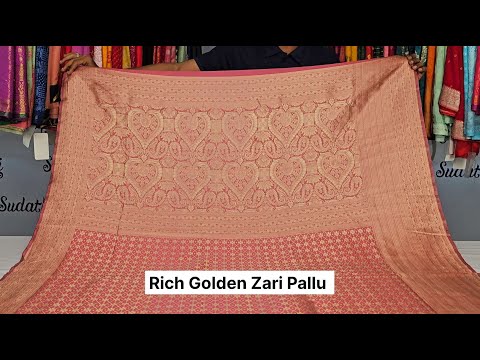 Pink Kanjivaram Saree